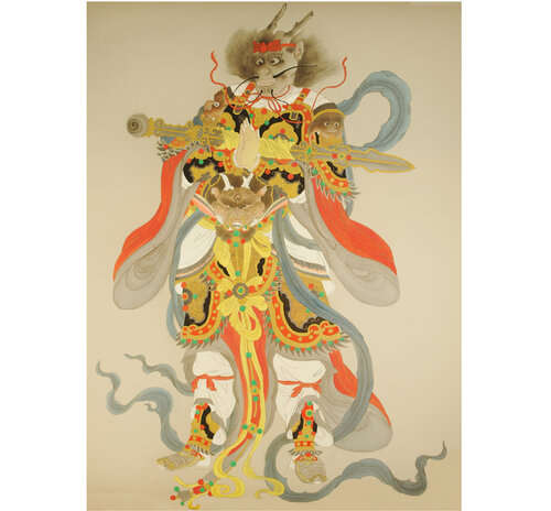 THE LORD OF THE YEAR OF DRAGON van Dongmei Wang, Schilderij te koop op Singulart