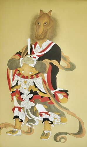 the year of horse van Dongmei Wang, Schilderij te koop op Singulart
