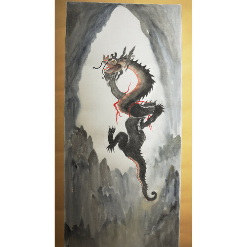 Roar of the Cave Dragon by Dongmei Wang, Painting for Sale on Singulart