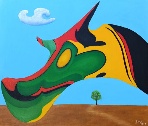 "The journey through the Pannonian Sea" di DRAGAN MARJANČEVIĆ, Pittura in vendita su Singulart