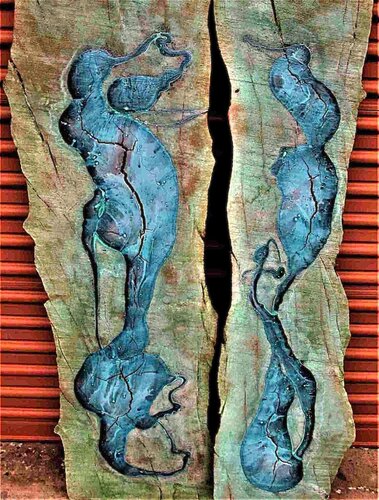 Together, Apart (diptych) van Ed Whitmore, Andere media te koop op Singulart