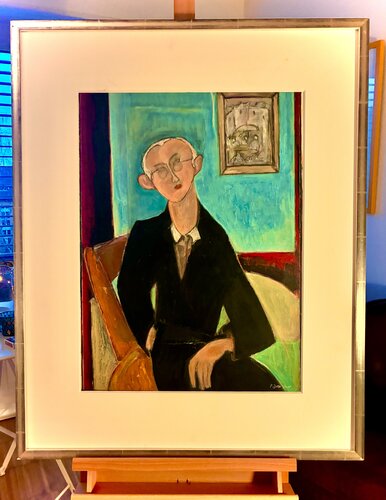 clever man by Peter Dotto, Painting for Sale on Singulart