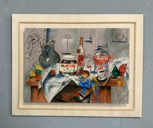 Nutella Cézanne de Vittoriano Ferioli, Obra en papel a la venta en Singulart