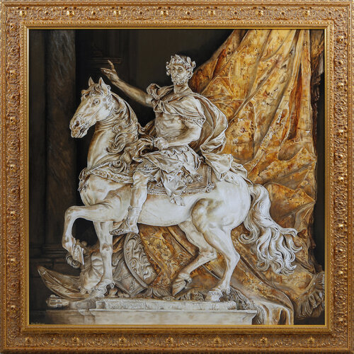 Charlesmagne van Malgorzata J.M. Holliger, Schilderij te koop op Singulart