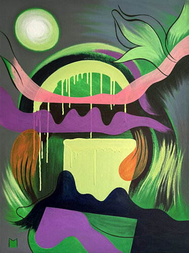 The Companion par Marta Andrusenko, Peinture en vente sur Singulart
