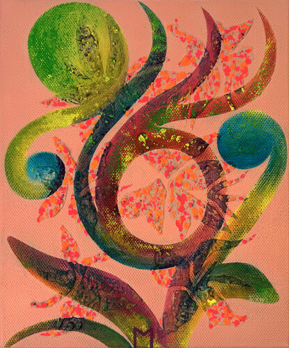Bloom Inside by Marta Andrusenko, Painting for Sale on Singulart