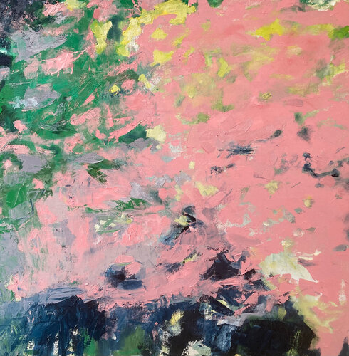 Fragments roses von Pascal Lefebvre, Malerei kaufen auf Singulart