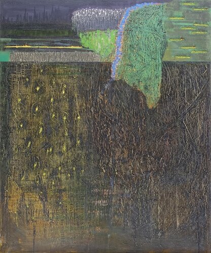 LUNA VERDE von lutz müller, Malerei kaufen auf Singulart