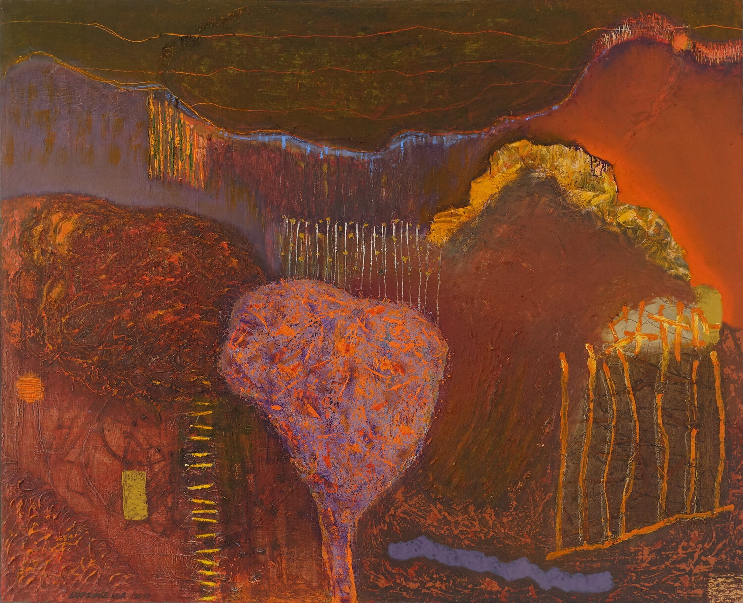 VULCANO lutz müller Pintura original en venta