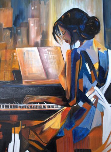 "Musical Cadence" di Shannon Rios, Pittura in vendita su Singulart