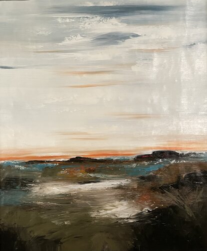 The Beach by Anu Bhat, Painting for Sale on Singulart