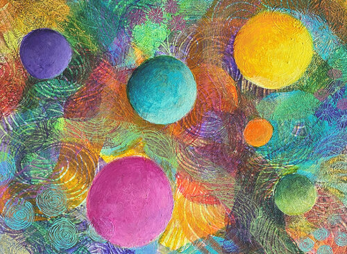 Spheres von Heni Sandoval, Malerei kaufen auf Singulart