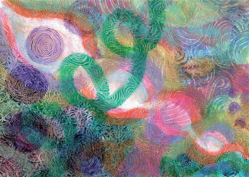 Expanding Spiral von Heni Sandoval, Malerei kaufen auf Singulart