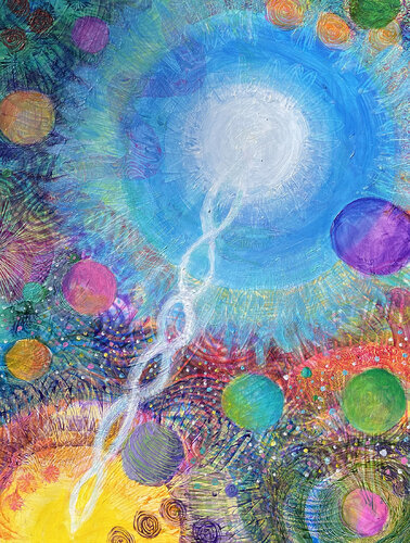 Blue Star von Heni Sandoval, Malerei kaufen auf Singulart