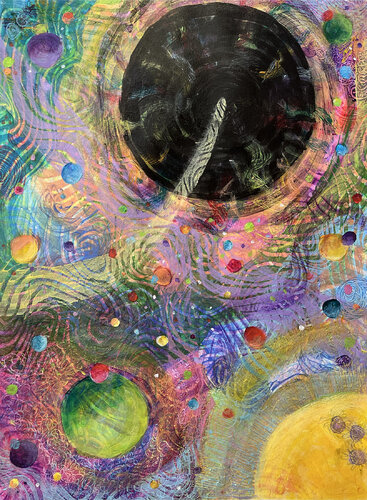 Black Hole #2 di Heni Sandoval, Pittura in vendita su Singulart