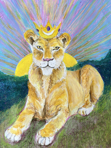 Lioness von Heni Sandoval, Malerei kaufen auf Singulart