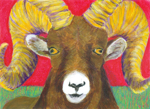 The Ram van Heni Sandoval, Schilderij te koop op Singulart