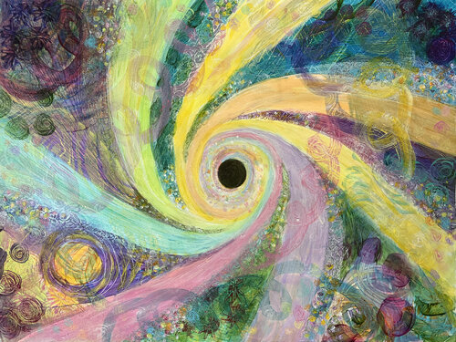 Pinhole Galaxy von Heni Sandoval, Malerei kaufen auf Singulart