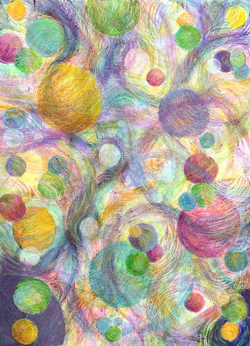 Orbs #2 von Heni Sandoval, Malerei kaufen auf Singulart