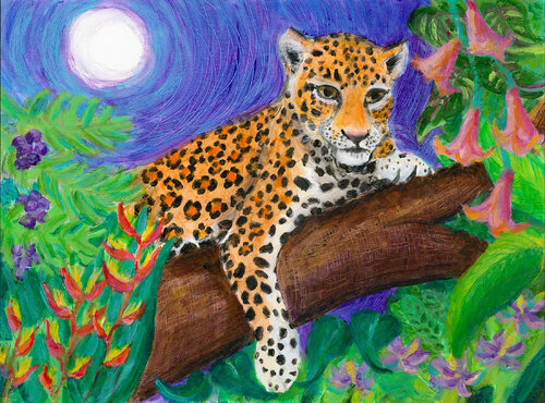 Jaguar von Heni Sandoval, Malerei kaufen auf Singulart