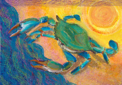 Into the Sea von Heni Sandoval, Malerei kaufen auf Singulart