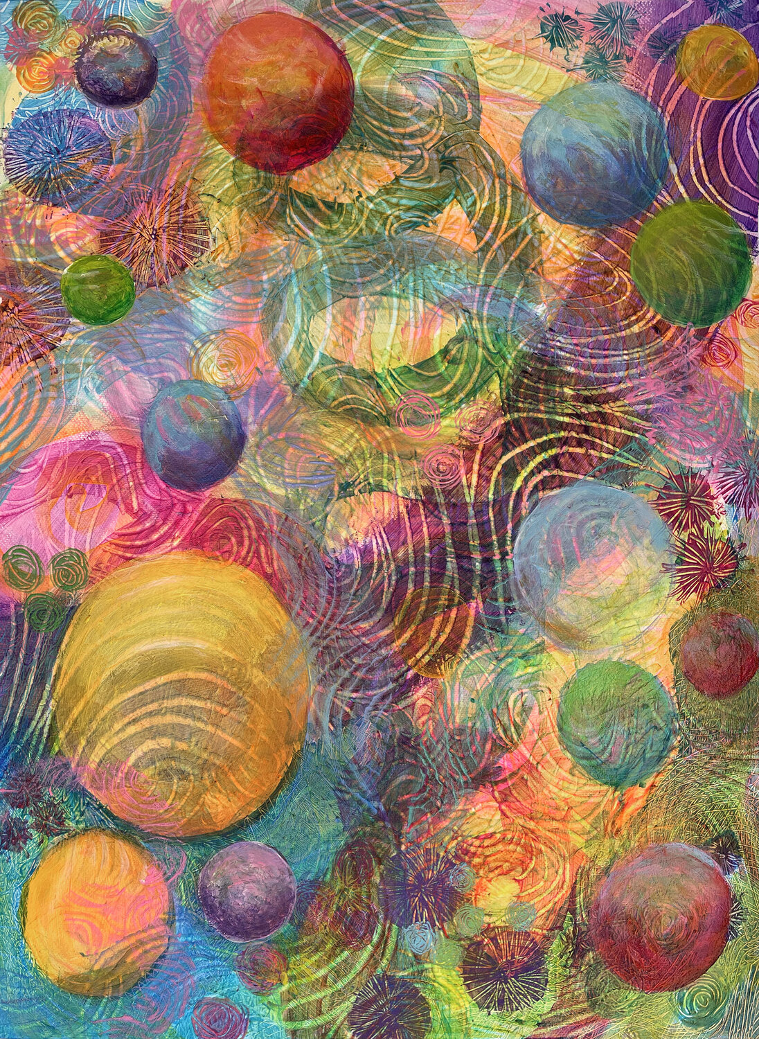 Orbs and Spirals Heni Sandoval