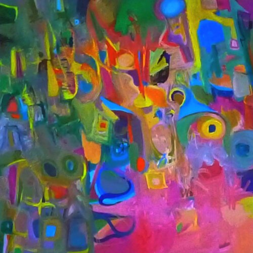 ad lib van ADASI Virginie Huj, Schilderij te koop op Singulart