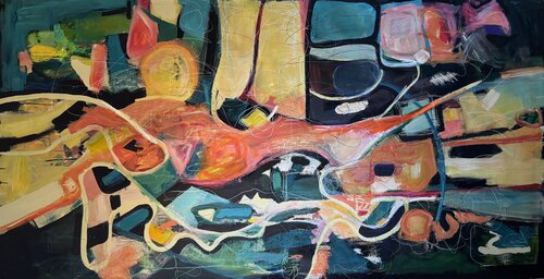 Rivière intérieure by ADASI Virginie Huj, 회화 for Sale on Singulart