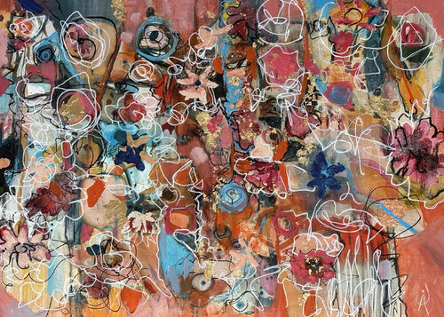 Ce qui nous relie par ADASI Virginie Huj, Peinture en vente sur Singulart