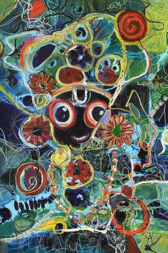Toujours là par ADASI Virginie Huj, Peinture en vente sur Singulart