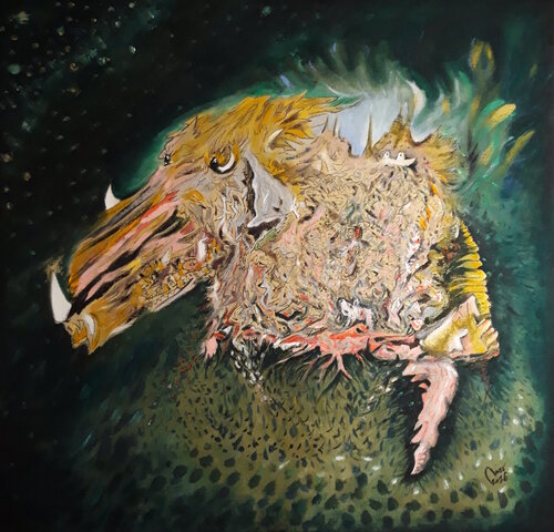 Jabalí Salvaje II par Nicolás Urquiza, Peinture en vente sur Singulart