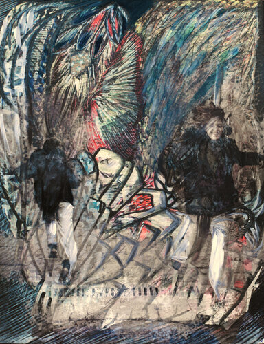 VADO E TORNO van Giada Iafisco, Schilderij te koop op Singulart