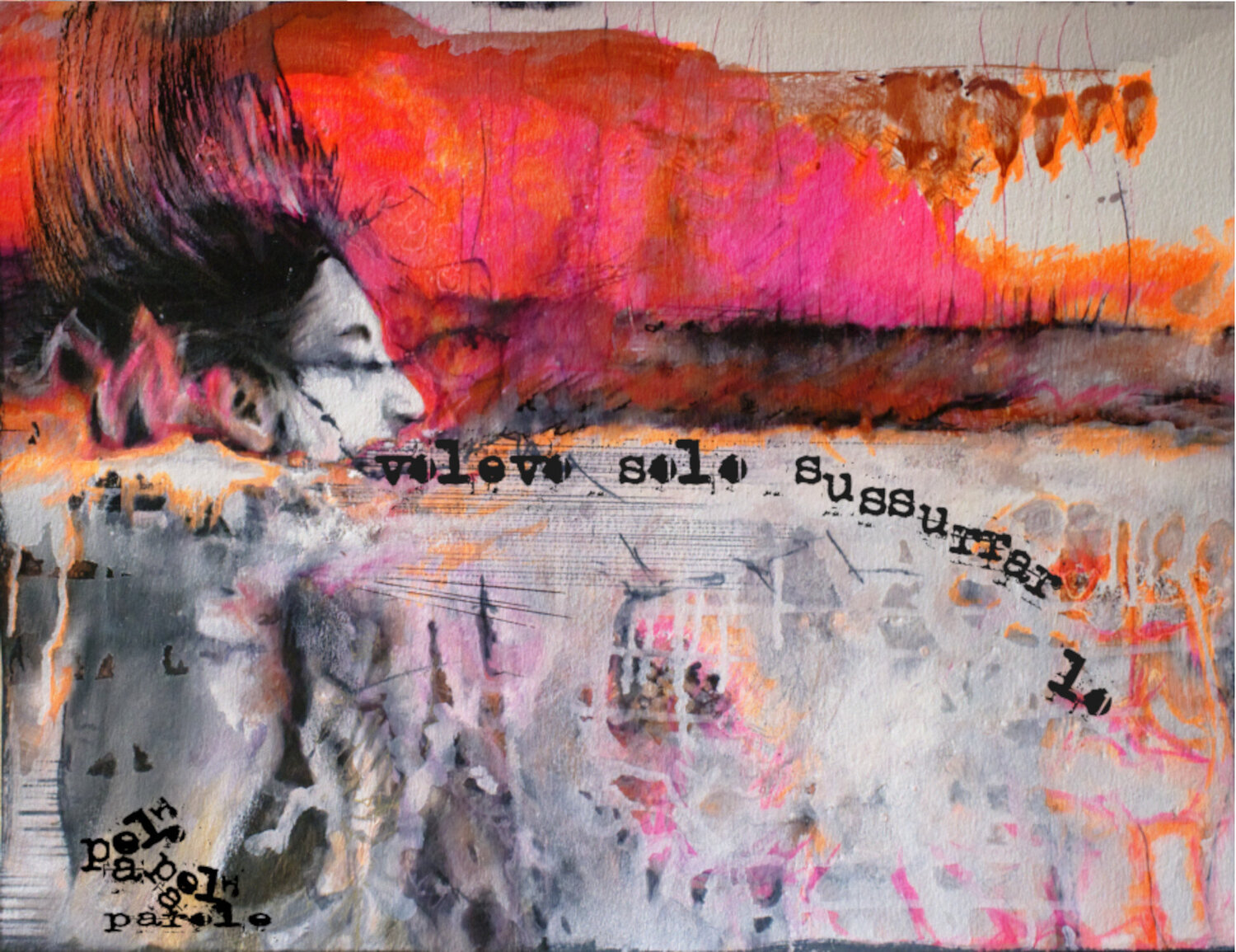Volevo solo  — fluo. Giada Iafisco Work on Paper for sale