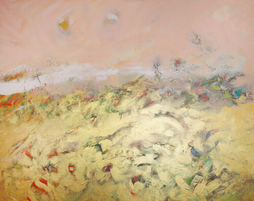 Golden Hour Drift van Kiki Spring, Schilderij te koop op Singulart