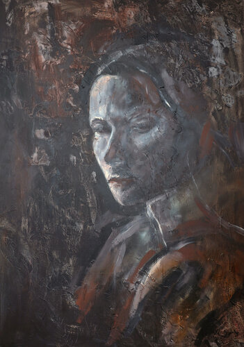 Through All the Scars par Kiki Spring, Peinture en vente sur Singulart