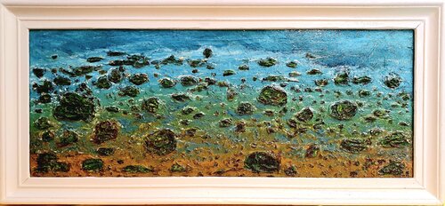 Rocky Beach di Nadya Hristakieva, Pittura in vendita su Singulart