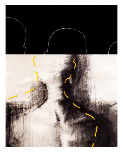 Encuentros par Oscar Azula, Dessin en vente sur Singulart