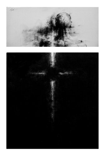 Memoria (Díptico) par Oscar Azula, Dessin en vente sur Singulart