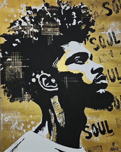 SOUL BROTHER // It Began In Africa by DEL BIANCHI, Painting for Sale on Singulart