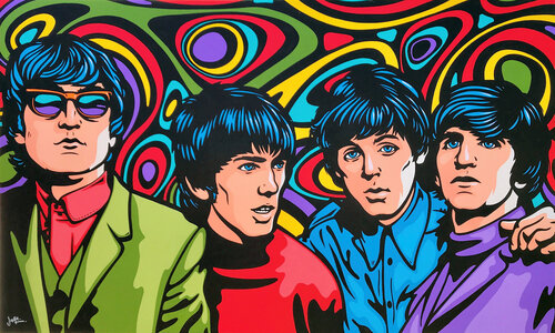 The Beatles van Jamie Lee, Schilderij te koop op Singulart