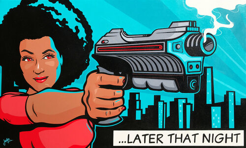 Later That Night van Jamie Lee, Schilderij te koop op Singulart