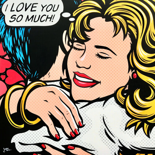 I Love You So Much par Jamie Lee, Peinture en vente sur Singulart