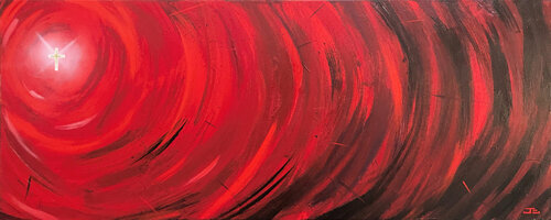 Light At The End Of The Tunnel par Jamie Lee, Peinture en vente sur Singulart