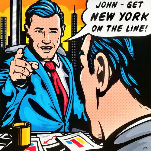 Get New York On The Line par Jamie Lee, Peinture en vente sur Singulart