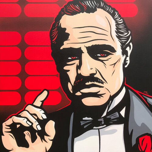 Vito Corleone van Jamie Lee, Schilderij te koop op Singulart