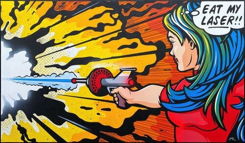 Eat My Laser di Jamie Lee, Pittura in vendita su Singulart