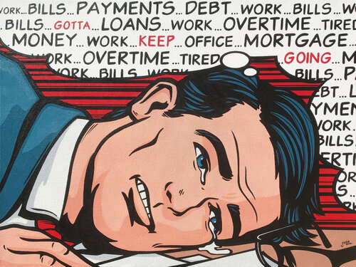 Gotta Keep Going van Jamie Lee, Schilderij te koop op Singulart