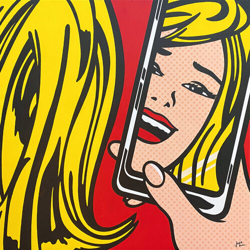 Girl With Phone Jamie Lee