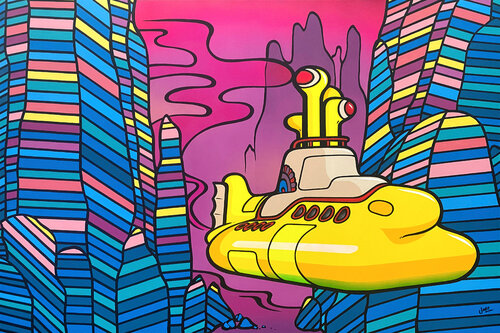 Yellow Submarine van Jamie Lee, Schilderij te koop op Singulart