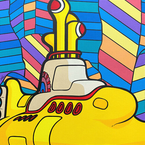 Yellow Submarine 24 van Jamie Lee, Schilderij te koop op Singulart